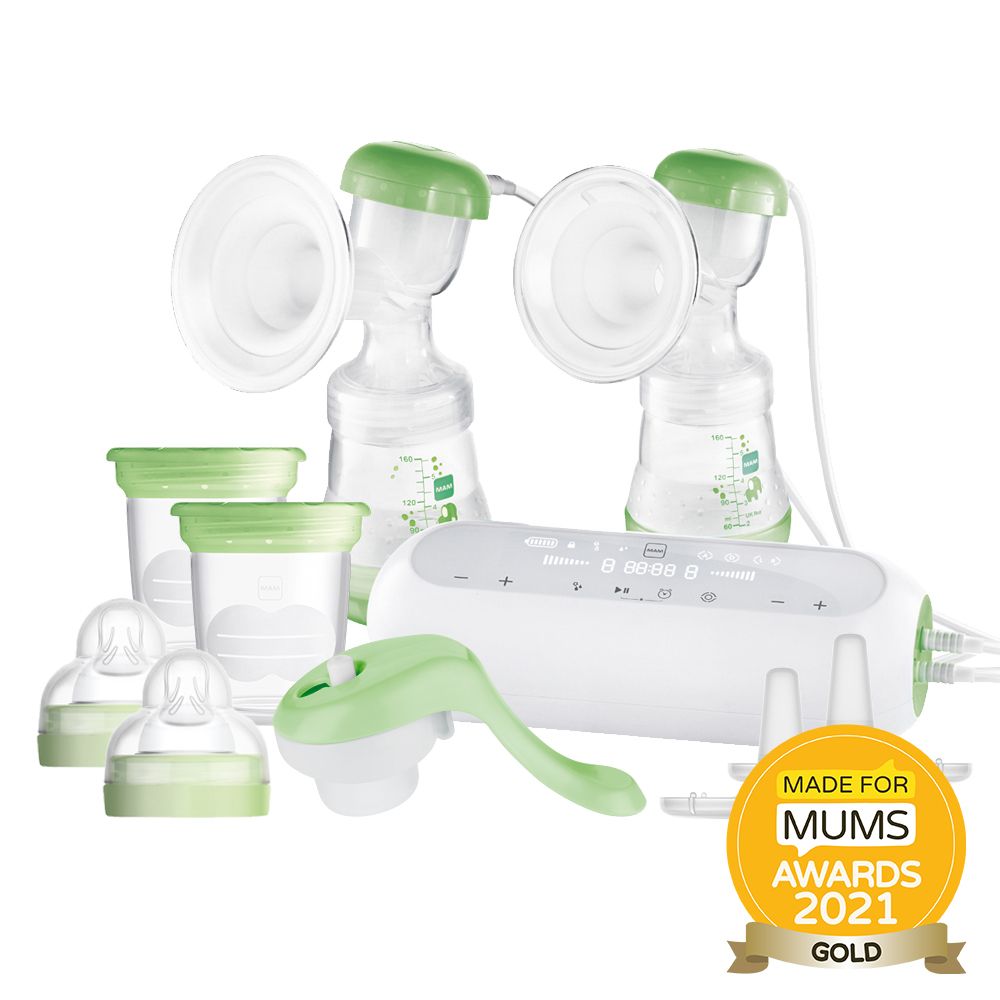 MAM Electric Double Breastfeeding Pumps with Rechargeable Battery